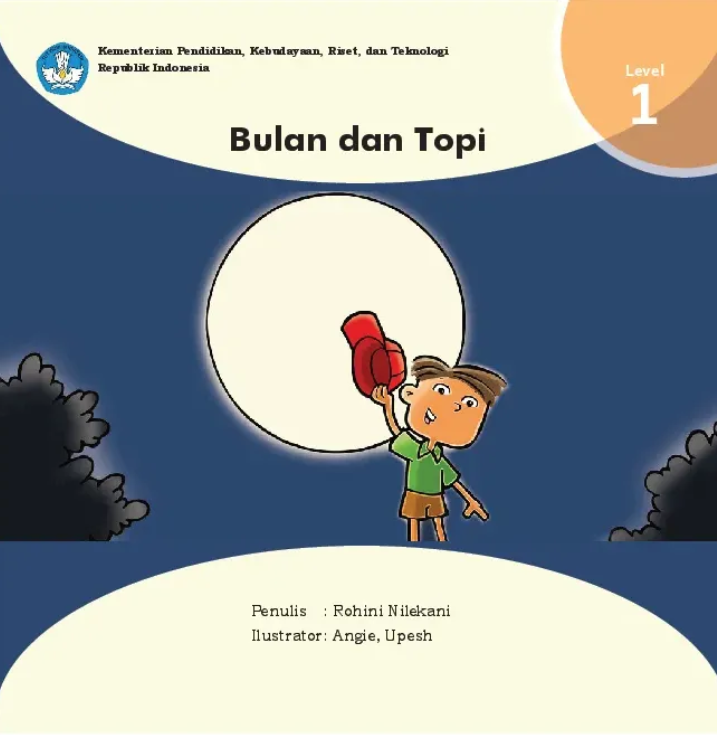 Bulan dan Topi