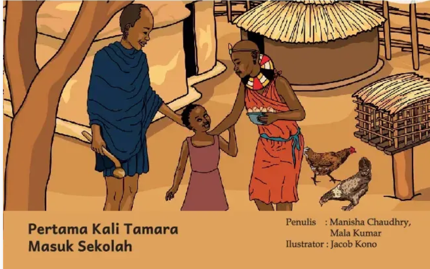 Pertama Kali Tamara Masuk Sekolah