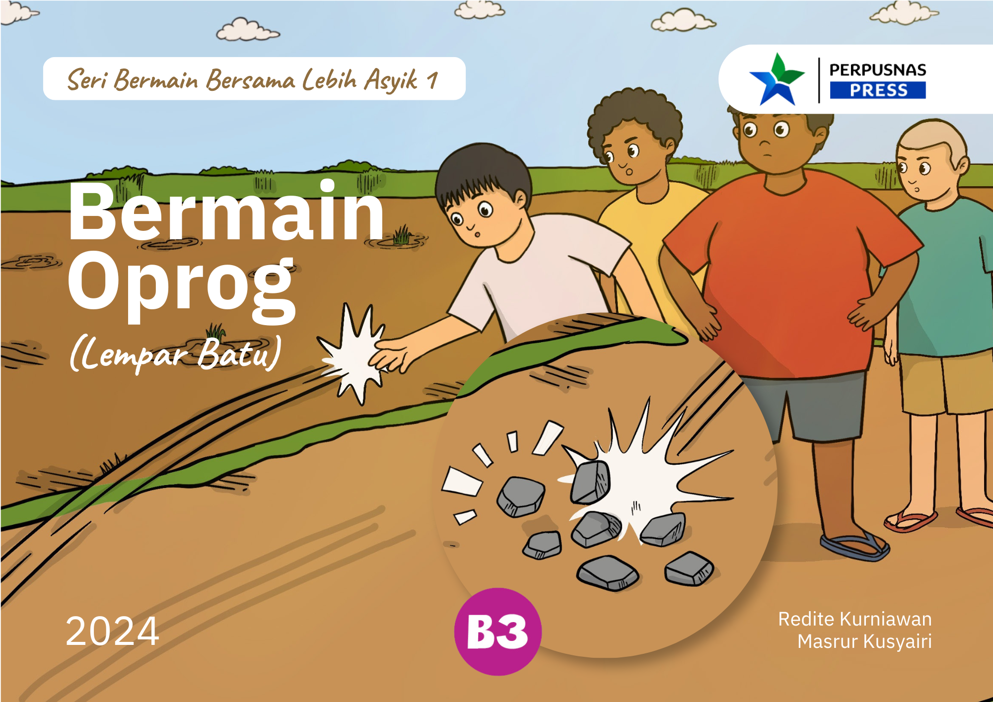 Seri Bermain Bersama Lebih Asyik 1 : Bermain Oprong (Lempar Batu)