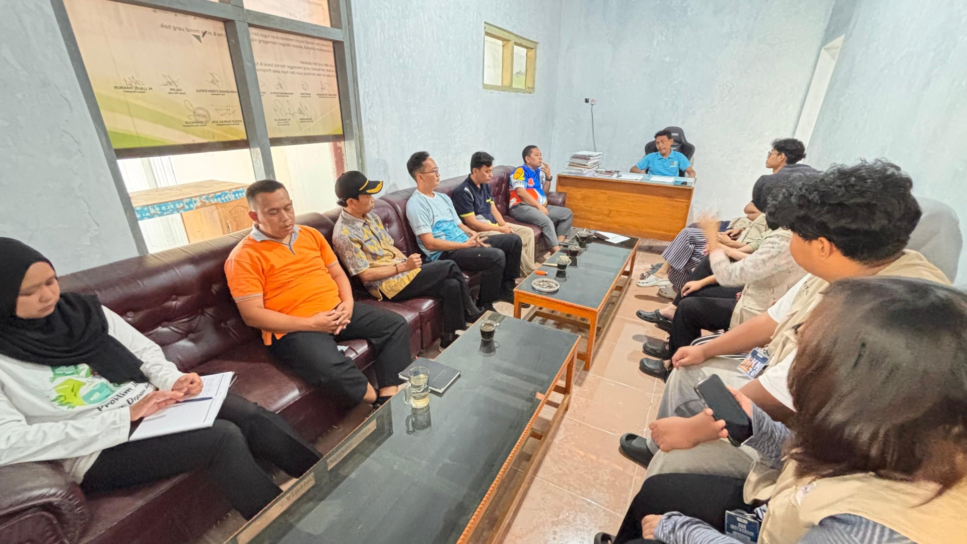 Dokumentasi Rapat Koordinasi Bersama Perangkat Desa — KKN Unsoed Margasari 2026