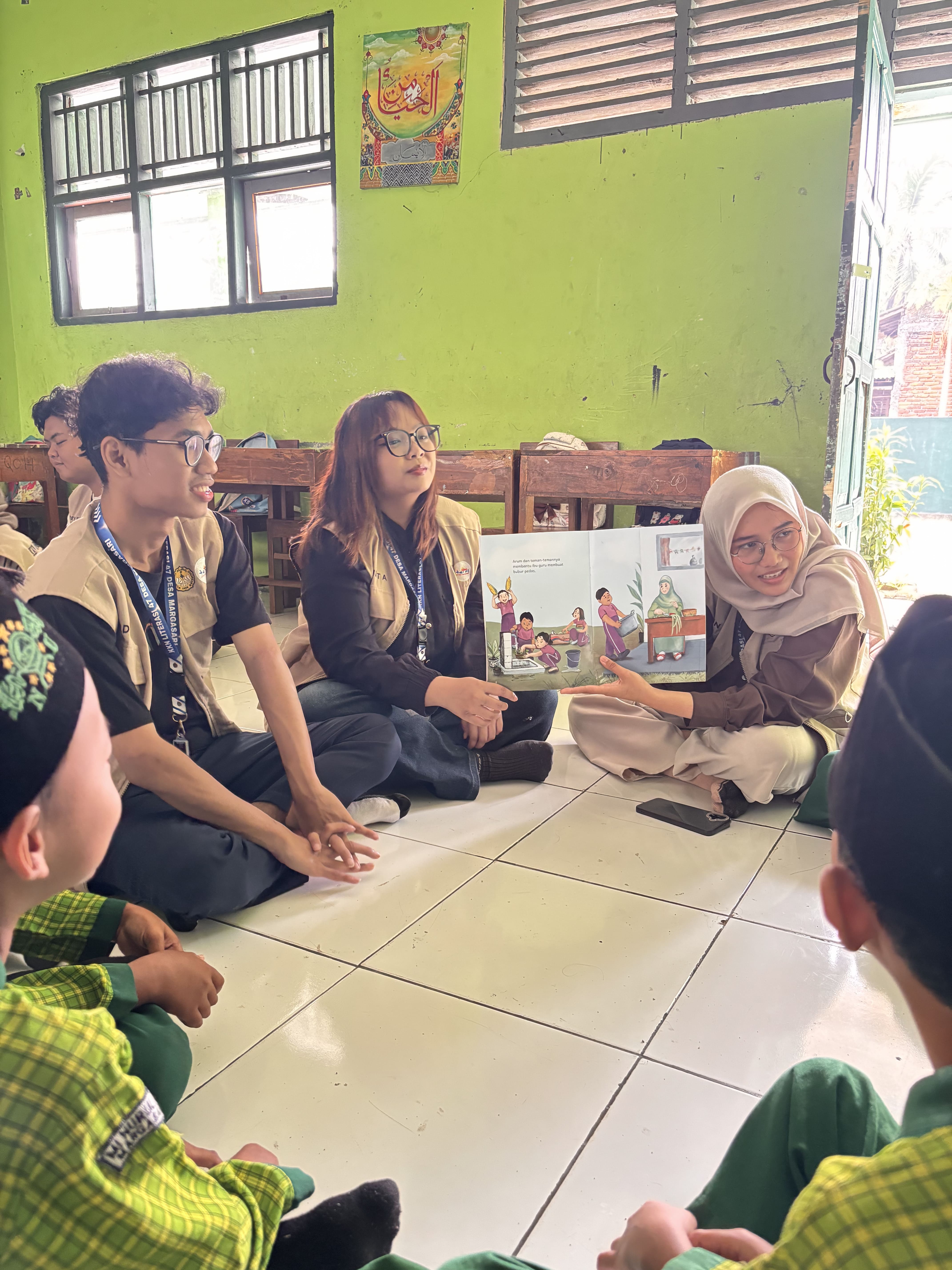 Dokumentasi Membaca Nyaring — KKN Unsoed Margasari 2026