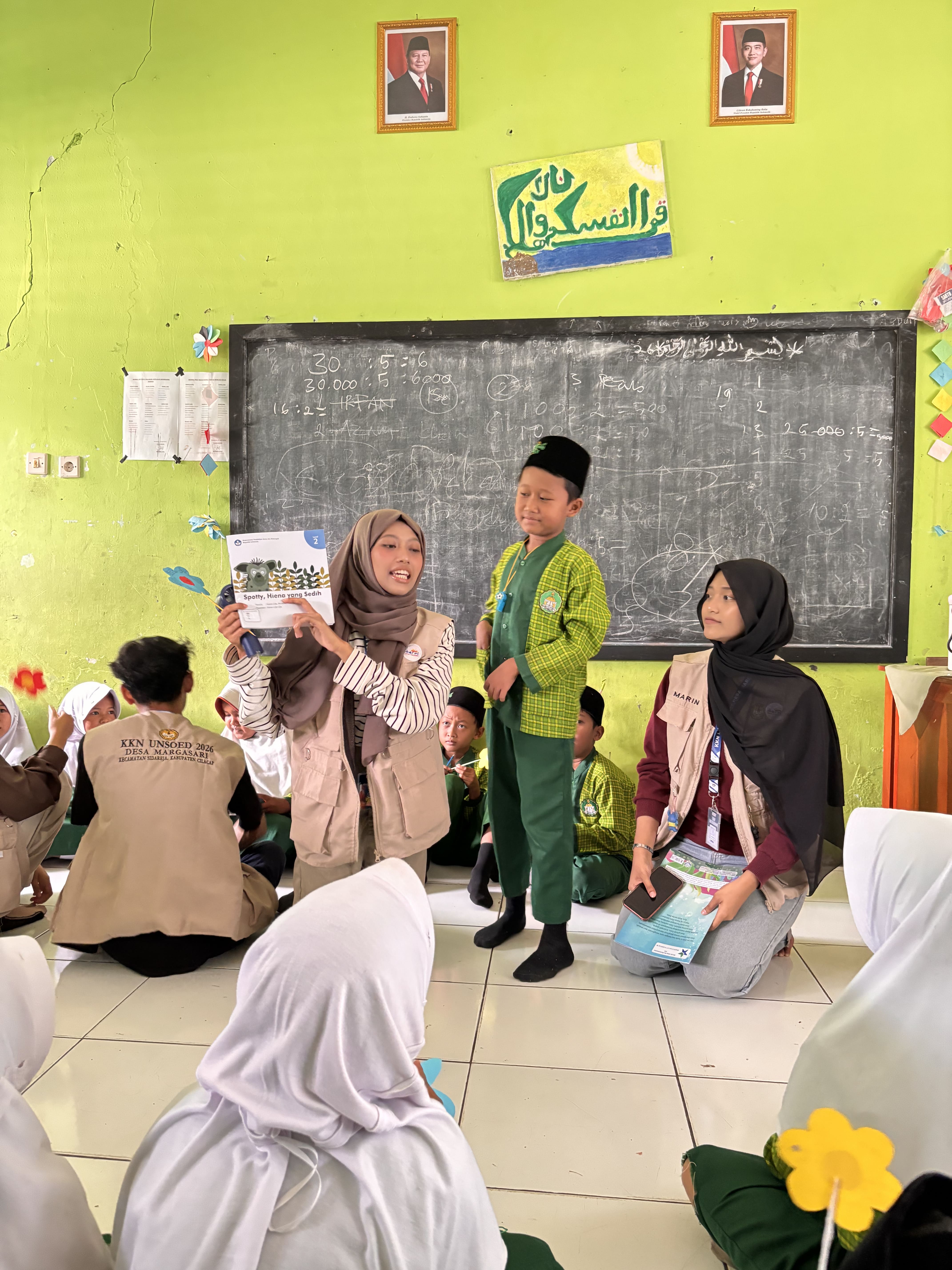 Dokumentasi Membaca Nyaring — KKN Unsoed Margasari 2026